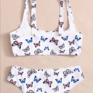 Butterfly Print Bikini Swimsuit
